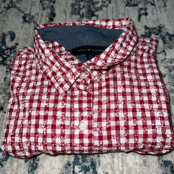 Floral Gingham Button Up - Picture 8 of 8